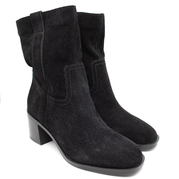 Steve Madden Romney Black Suede Boots Womens Size 7.5 - Picture 1 of 7